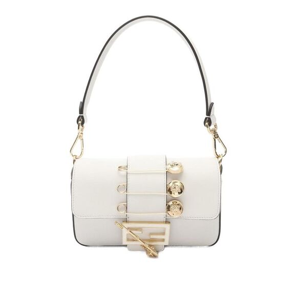 Pre Loved fendi Women White Satchel - Picture 1 of 8